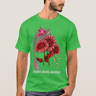 Hummingbird Solros Aplastisk anemi Medvetenhet T Shirt