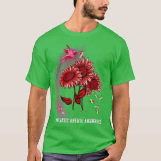 Hummingbird Solros Aplastisk anemi Medvetenhet T Shirt