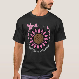 Hummingbird Solros Breast Cancer Awareness Wome T Shirt
