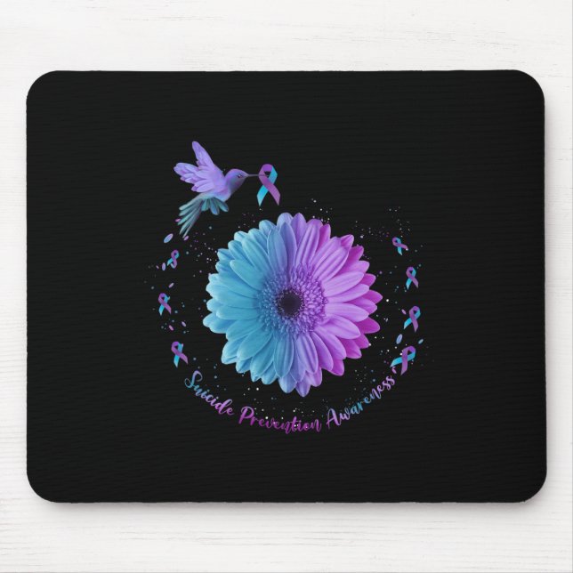 Hummingbird Solros Suicide Prevention Awareness Musmatta (Framsidan)