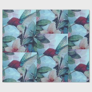 Hummingbird som slår in papper presentpapper
