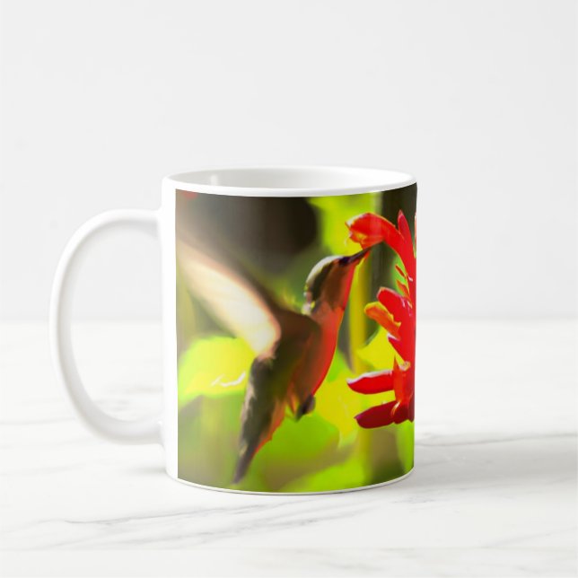 Hummingbird sommarglädje kaffemugg (Vänster)