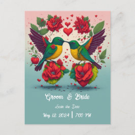 Hummingbird Spara datum Meddelande Vykort