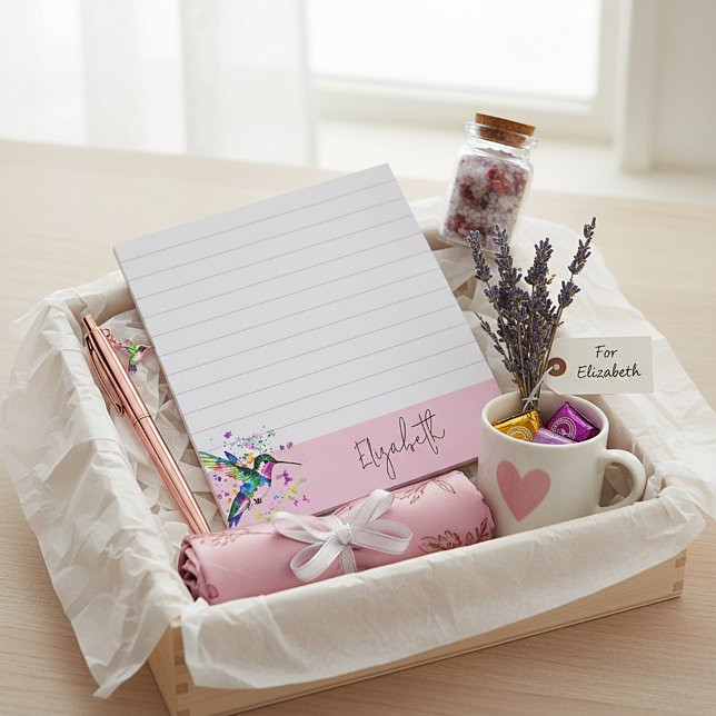 Hummingbird splatter personlig anteckningsblock (Skapare uppladdad)