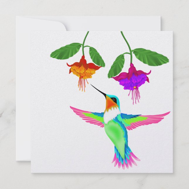 Hummingbird - SRF Inbjudningar (Framsida)