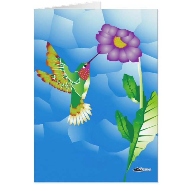 Hummingbird: Stiliserad OBS Kort (Framsidan)