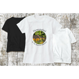 Hummingbird T-Shirt Butterfly Ogräs