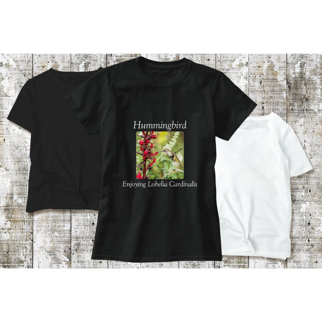 Hummingbird T-Shirt kardinalblomma (Skapare uppladdad)