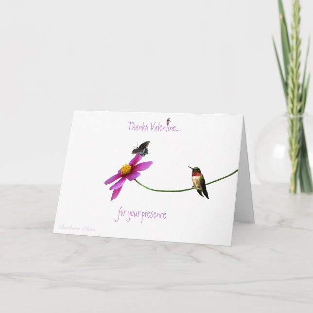 Hummingbird: Tack för din närvaro (Framsida)