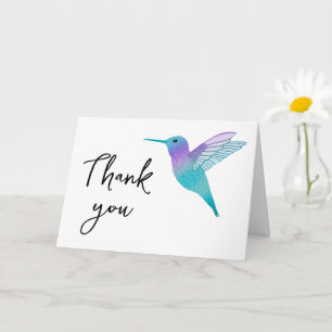 Hummingbird Tack Hälsning Kort