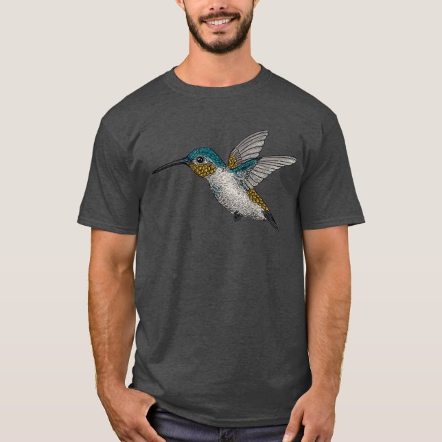 Hummingbird tanktop t shirt (Framsida)