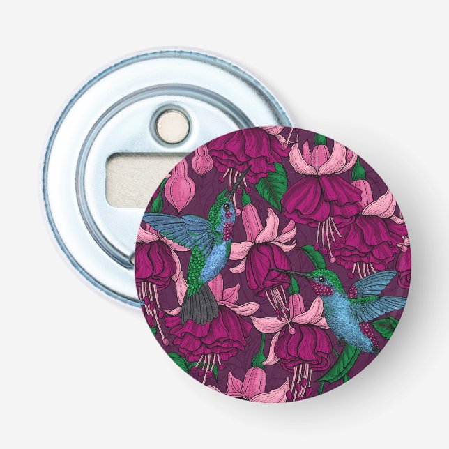 Hummingbird-trädgård Flasköppnare (Framsidan)