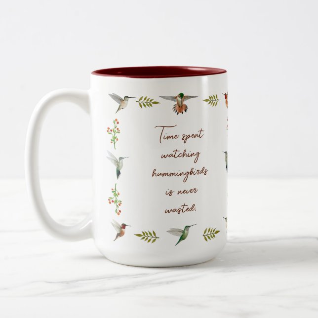 Hummingbird Två-Tonad Mugg (Vänster)