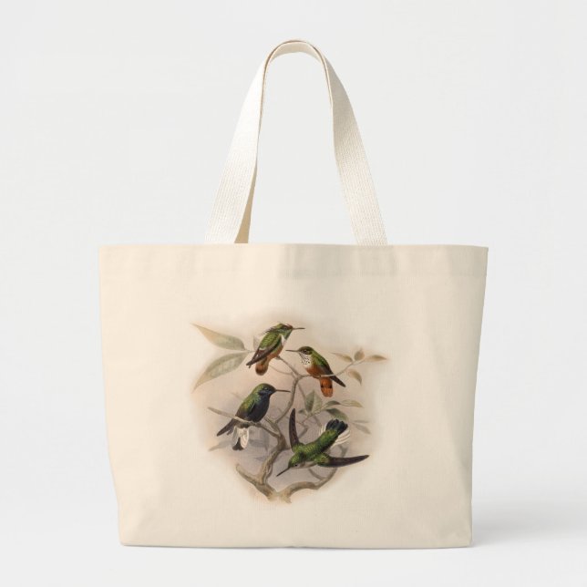 Hummingbird under flygning jumbo tygkasse (Framsidan)
