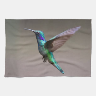 Hummingbird under flygning kökshandduk