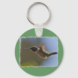 Hummingbird under flygning nyckelring