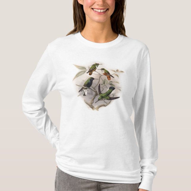 Hummingbird under flygning tee (Framsida)