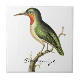 Hummingbird utförd Thunder_Cove Kakelplatta