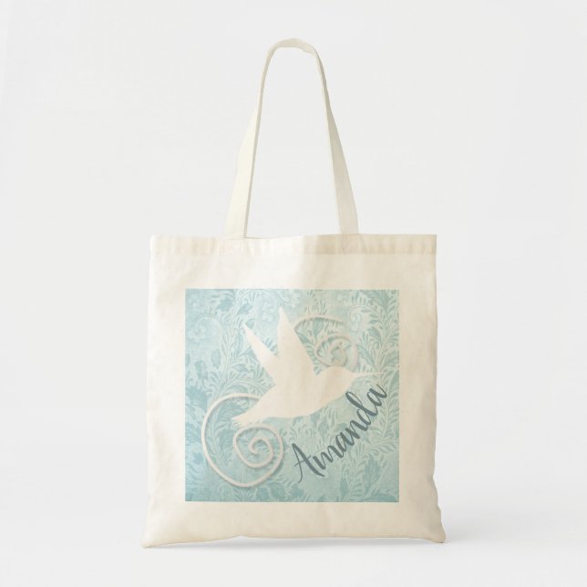 Hummingbird, utskuren finare tygkasse (Framsidan)