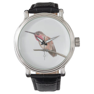 Hummingbird, vattenfärg armbandsur