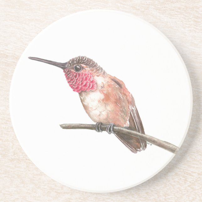 Hummingbird, vattenfärg underlägg (Framsidan)