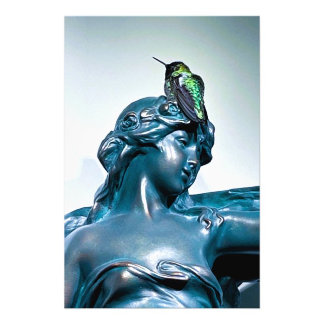 hummingbird view Photo Enlargement Fototryck (Framsidan)