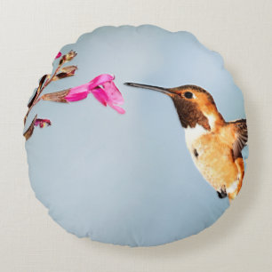Hummingbird Vild in Nature Rund Kudde