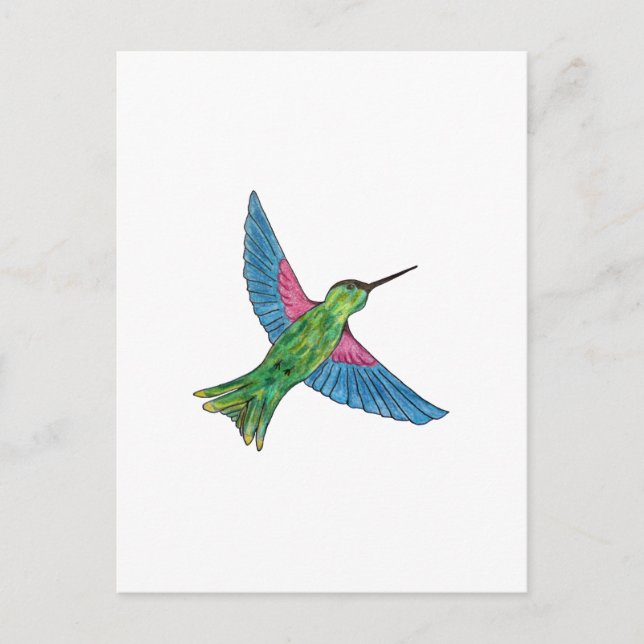 Hummingbird Vykort (Framsida)