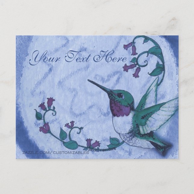 Hummingbird-vykort Vykort (Framsida)