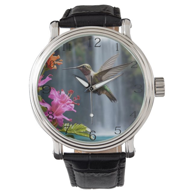 Hummingbird Waterfall Park, Manar Watch Armbandsur (Framsida)