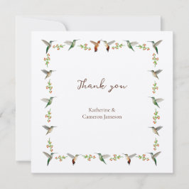 Hummingbird Wedding Tack Kort