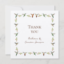 Hummingbird Wedding Tack Kort