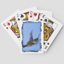 Hummingbird White Kant Spel Kort