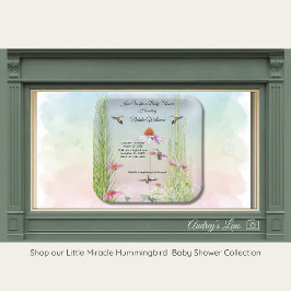Hummingbird & Wildflower Baby Shower