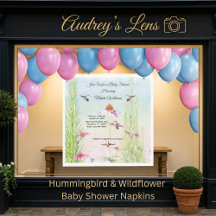 Hummingbird & Wildflower Baby Shower