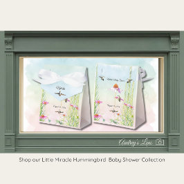 Hummingbird & Wildflower Baby Shower Presentaskar
