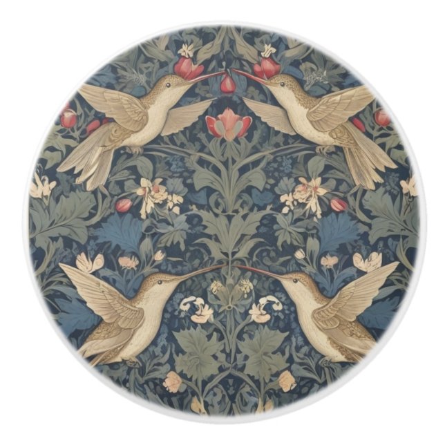 Hummingbird William Morris stil Hummingbird Knopp (Framsidan)
