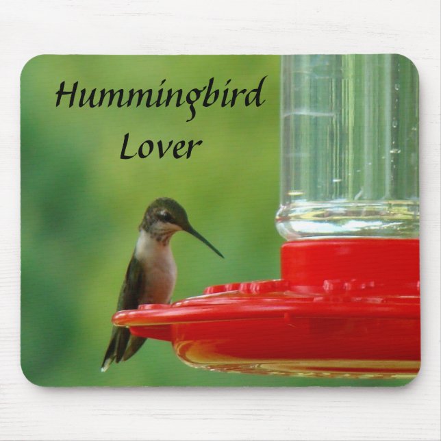 Hummingbirdälskare Mousepad Musmatta (Framsidan)