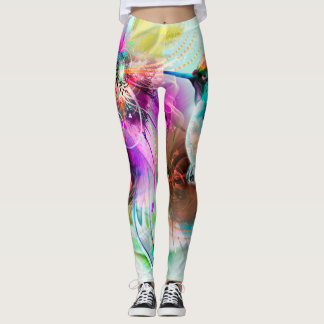 Hummingbirddamasker Leggings