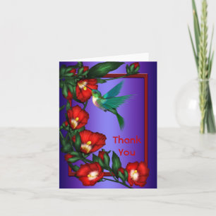 Hummingbirdhibiskusen noterar kort