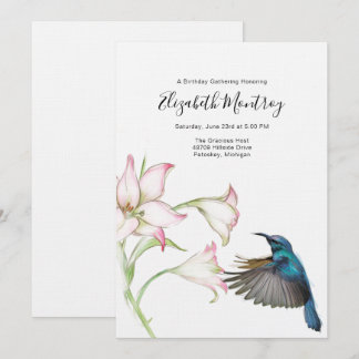 Hummingbirdinbjudan Inbjudningar