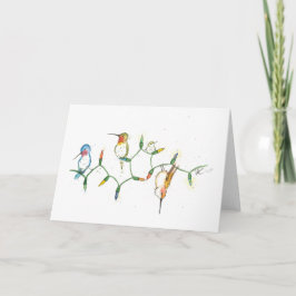 Hummingbirdjulkort Helgkort