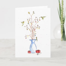 Hummingbirdjulkort Helgkort