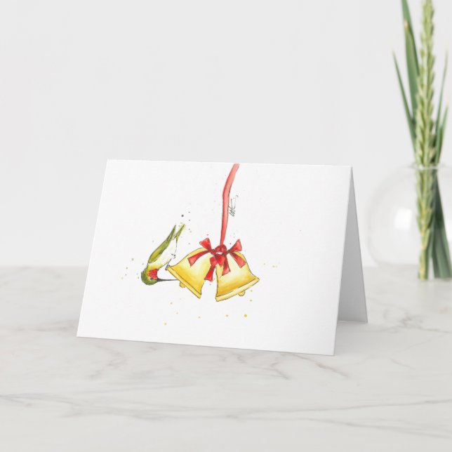 Hummingbirdjulkort Helgkort (Framsida)