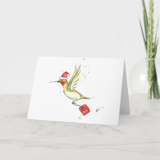 Hummingbirdjulkort Helgkort