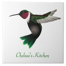 Hummingbirdkök belägger med tegel kakelplatta