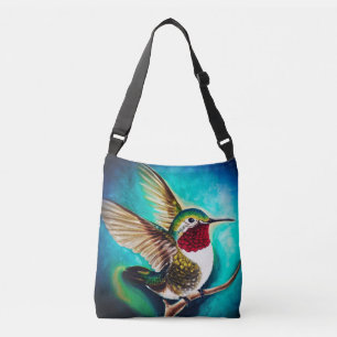 Hummingbirdkonst Axelväska
