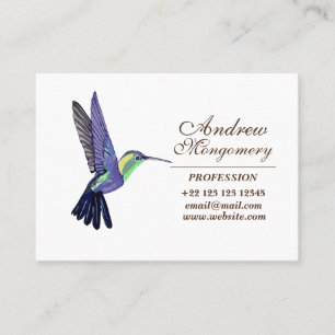 Hummingbirdkonstanpassningsbar Profesional Visitkort