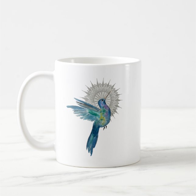 HummingbirdMandala Kaffemugg (Vänster)