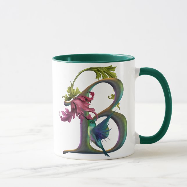 HummingbirdMonogram B Mugg (Höger)
